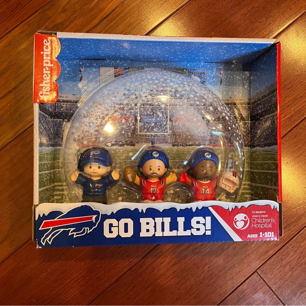 Fisher-Price Buffalo Bills Fan Figurine Set 2022